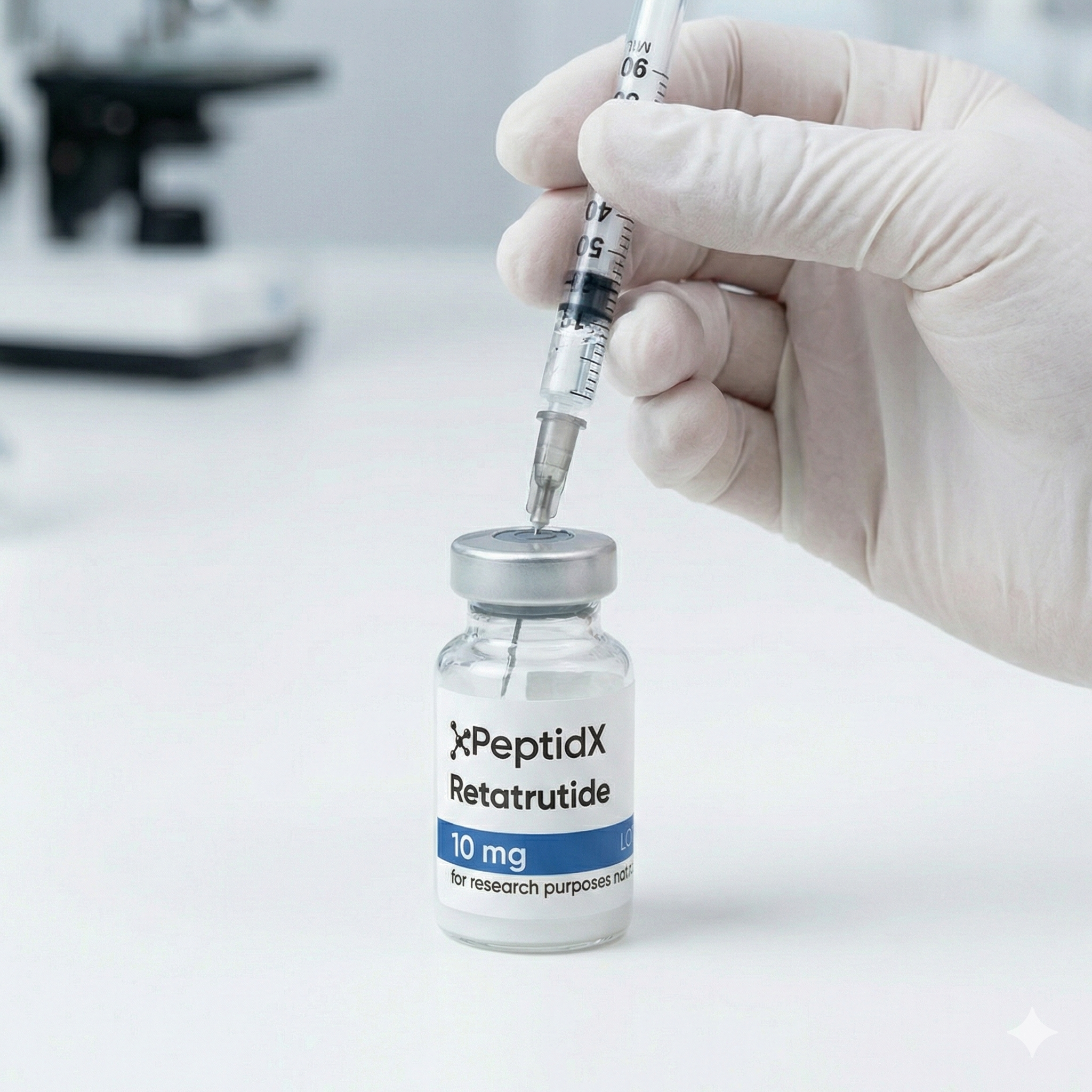 Введение воды по стенке флакона