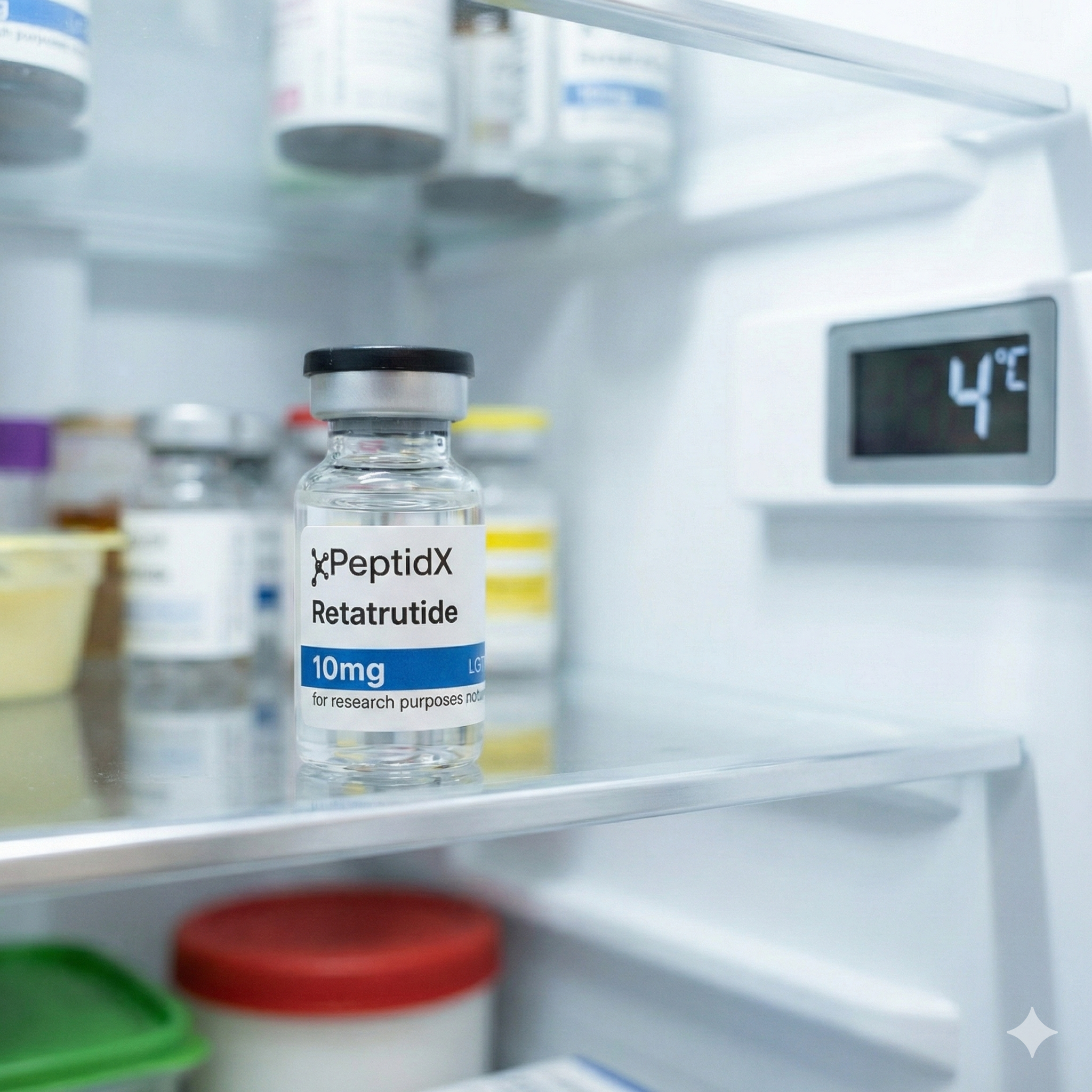 Медленное растворение пептида вращением