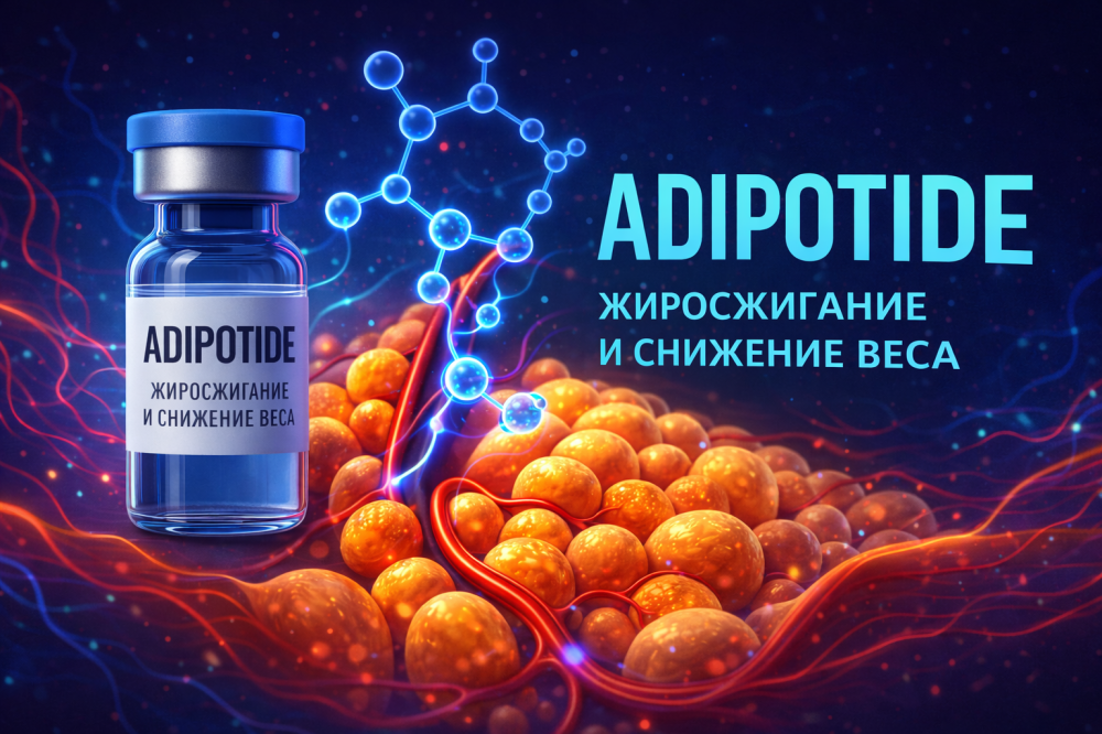 ​  Adipotide — пептид для целевого разрушения жировой ткани и снижения веса