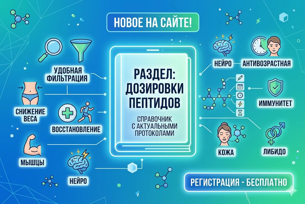 Раздел Дозировки пептидов